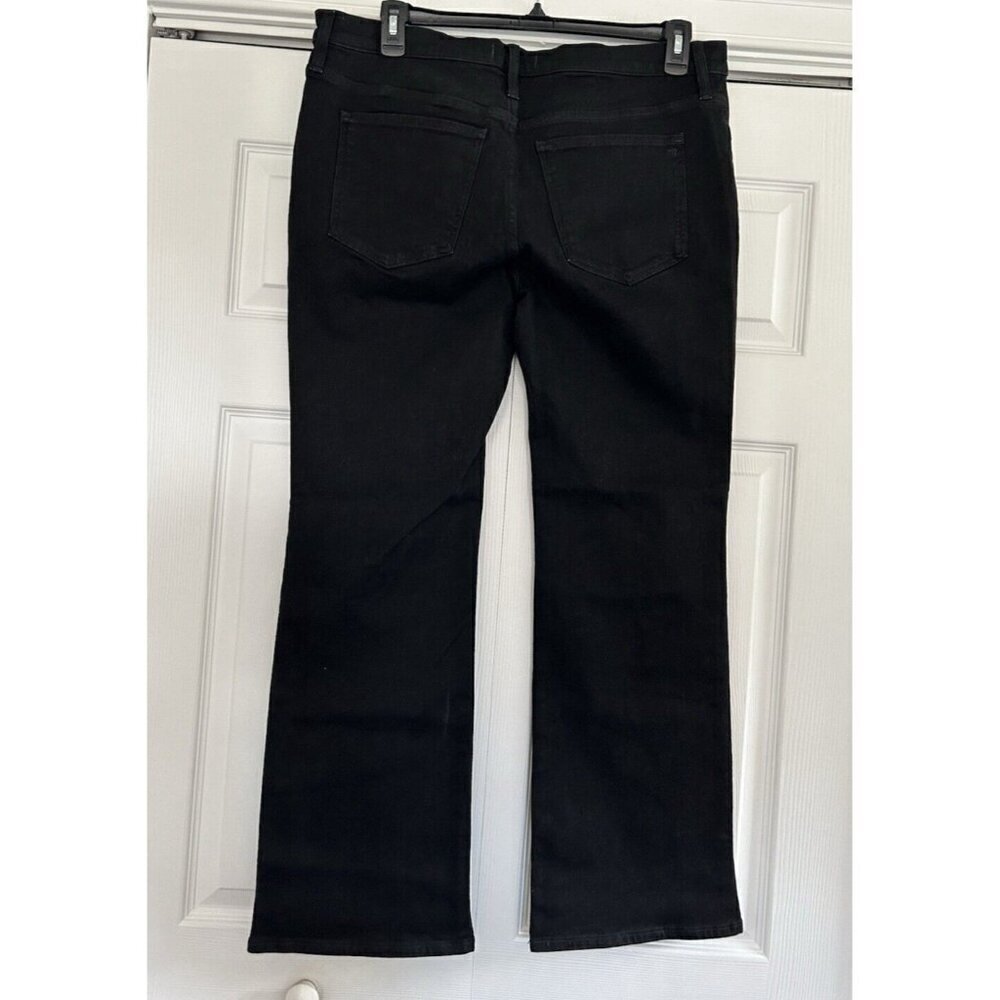 Madewell Womens Mid-Rise Full Length Kick Out Black Denim Jeans Size 32 - Picture 6 of 15